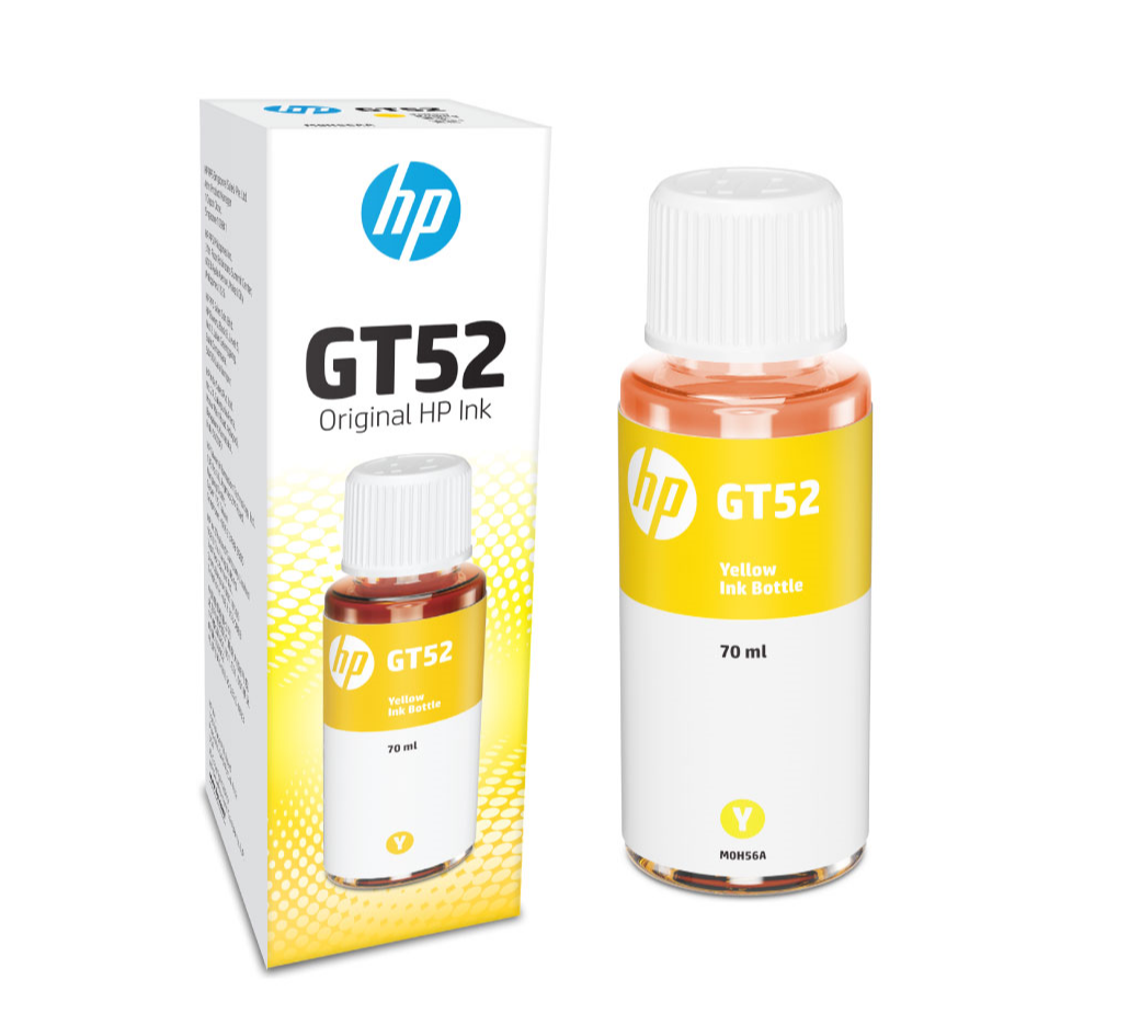 M0H56AA Cartridge Ink Bottle GT52 Yellow Original 70.0ml- HP
