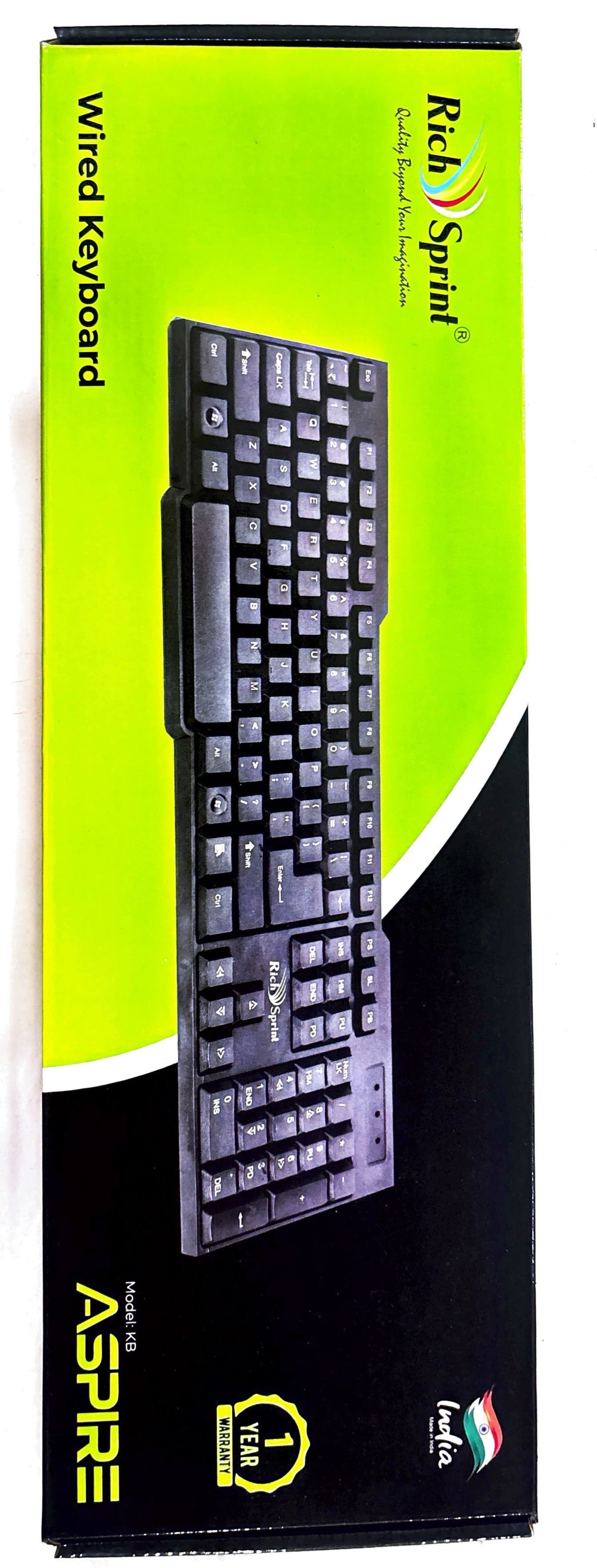Wired Keyboard Aspire _Rich Sprint