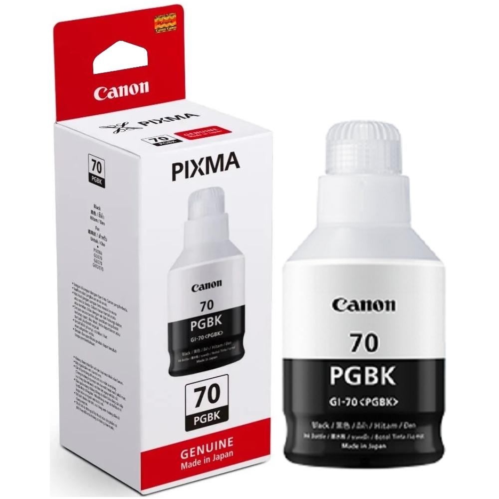 Printer Ink Bottle Canon - Black GI-70 PGBK 170.0ml