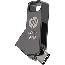AN1J4AA#ACJ Pendrive 886C 64GB OTG Flash Drive 3.2 Rock - HP