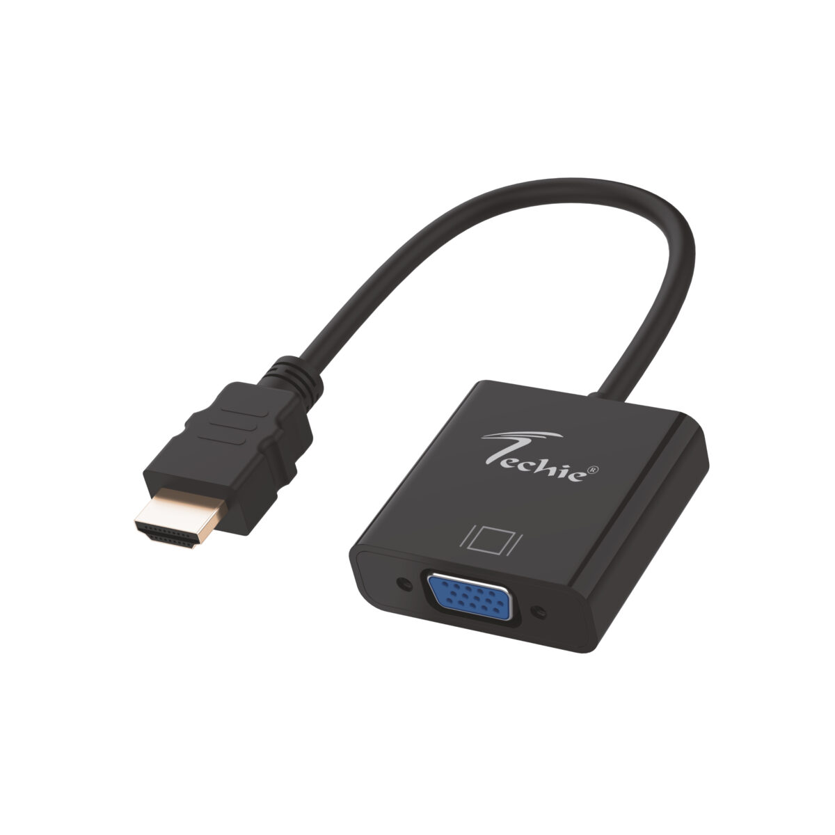 HDMI  to VGA   WITH AUDIO Techie -847330